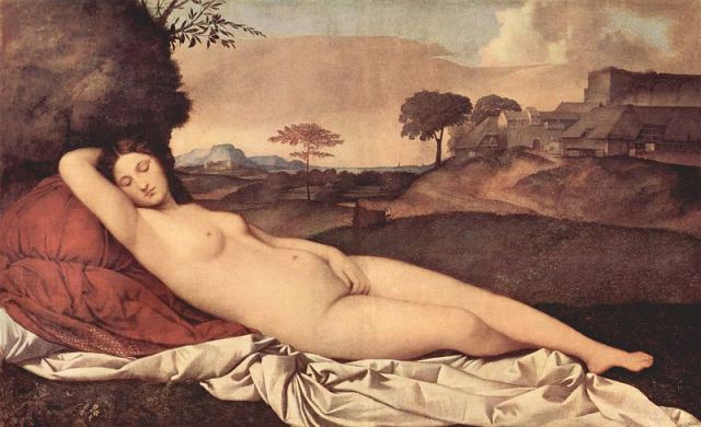 Giorgione. Vénus endormie