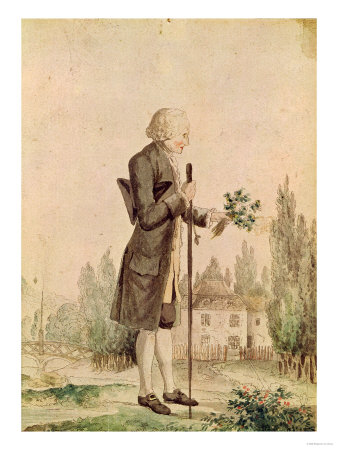 Jean-Jacques Rousseau herborisant