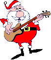 Père Noël guitare