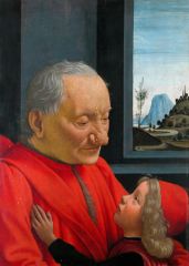 Domenico Ghirlandaio, Portrait d'un vieillard et d'un jeune garçon